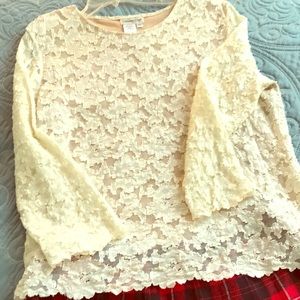Lace blouse, Coldwater Creek